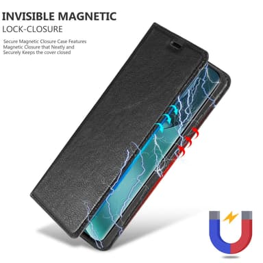 Honor MAGIC 4 PRO lommebokdeksel case (svart)
