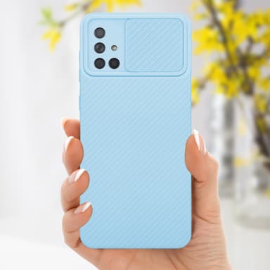 Deksel Samsung Galaxy A71 4G cover (blå)