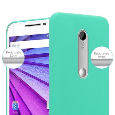 Motorola MOTO G3 Hardt Deksel Cover (grønn)