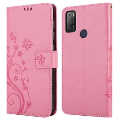 Alcatel 1S 2021 / 3L 2021 lommebokdeksel Blomster