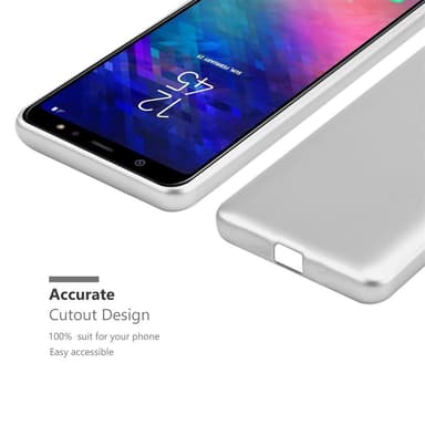 Deksel Samsung Galaxy A6 2018 Case Cover (sølv)