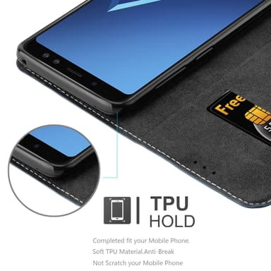 Samsung Galaxy A8 2018 Deksel Case Cover (blå)
