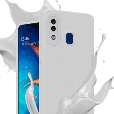 Samsung Galaxy A20 / A30 / M10s Deksel case (hvit)