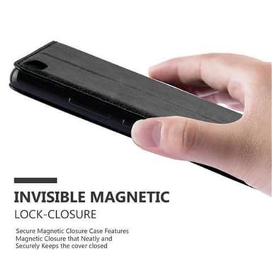 Sony Xperia Z3 lommebokdeksel case (svart)