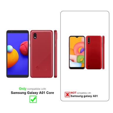 Deksel Samsung Galaxy A01 CORE Veske (Svart)