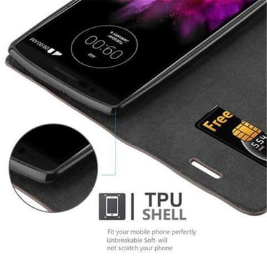 LG G FLEX 2 lommebokdeksel case (brun)