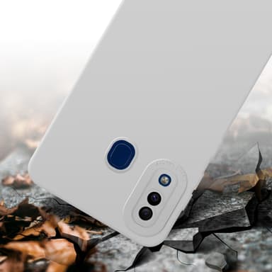 Samsung Galaxy A20 / A30 / M10s Deksel case (hvit)