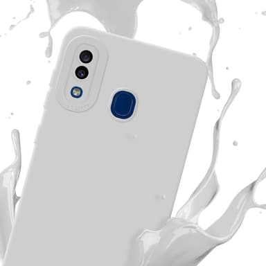 Samsung Galaxy A20 / A30 / M10s Deksel case (hvit)