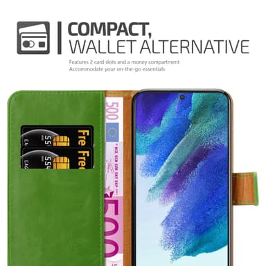 Samsung Galaxy S22 lommebokdeksel etui (grønn)