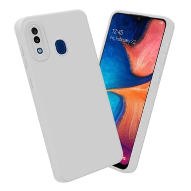 Samsung Galaxy A20 / A30 / M10s Deksel case (hvit)