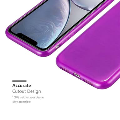 iPhone XR silikondeksel cover (lilla)