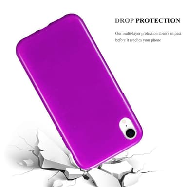 iPhone XR silikondeksel cover (lilla)