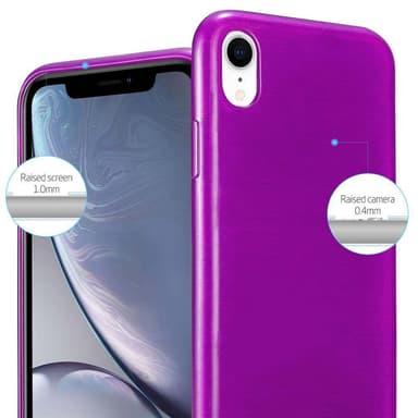 iPhone XR silikondeksel cover (lilla)