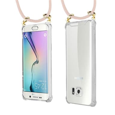 Samsung Galaxy S6 Deksel med Halskjede (rosa)
