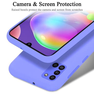 Samsung Galaxy A31 silikondeksel case (lilla)