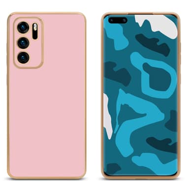 Huawei P40 silikondeksel case (rosa)