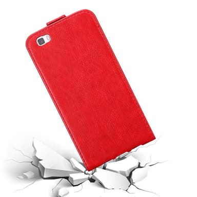 Huawei P8 LITE 2015 deksel flip cover (rød)