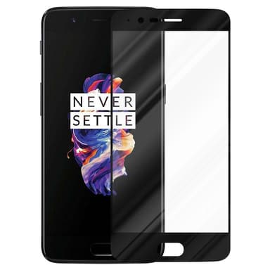 OnePlus 5 Skjermbeskytter Skärmskydd (svart)