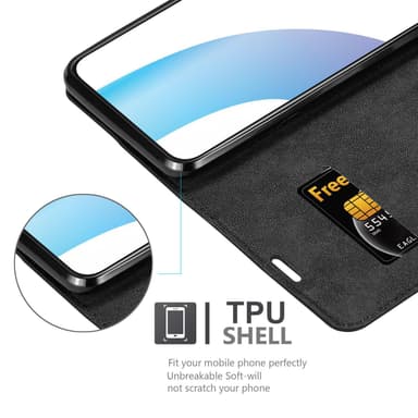 Vivo V17 PRO lommebokdeksel case (svart)
