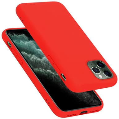 iPhone 11 PRO MAX silikondeksel case (rød)