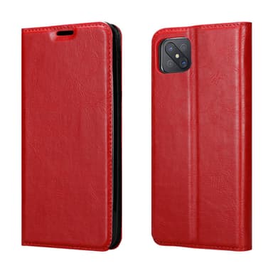 Oppo Reno4 Z lommebokdeksel case (rød)