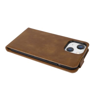 iPhone 13 MINI Deksel Flip Case (brun)