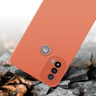 Motorola MOTO E20 Deksel case (oransje)