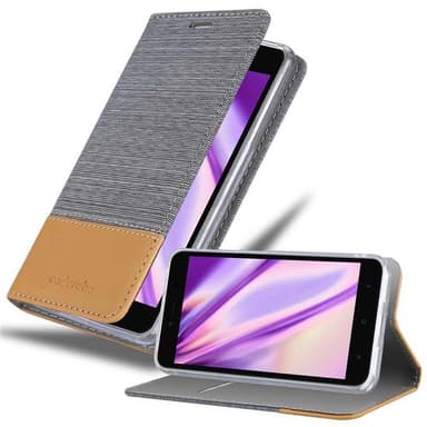 Xiaomi RedMi NOTE 5A lommebokdeksel etui (grå)