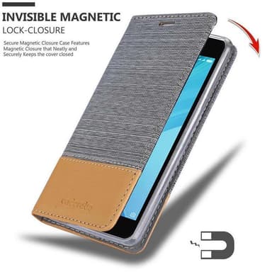 Xiaomi RedMi NOTE 5A lommebokdeksel etui (grå)