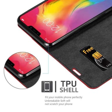 Vivo Y83 lommebokdeksel case (rød)
