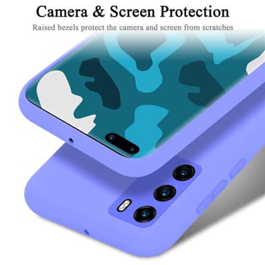 Huawei P40 silikondeksel case (lilla)