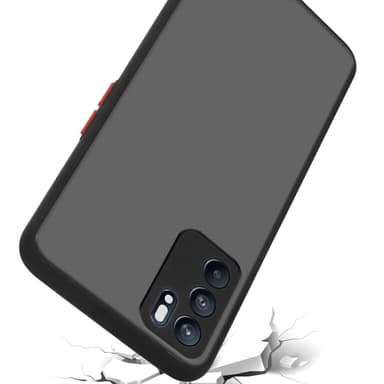 Oppo Reno6 5G Deksel Case Cover (Svart)