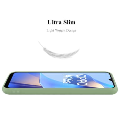 Deksel Oppo A16s / A54s Silikon cover (grønn)