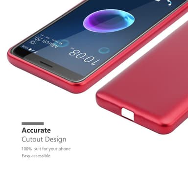 Deksel HTC Desire 12 Case Cover (rød)