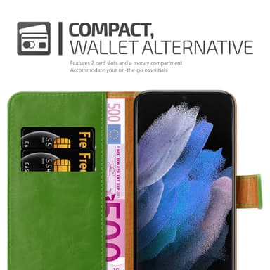 Samsung Galaxy S22 ULTRA lommebokdeksel etui (grønn)