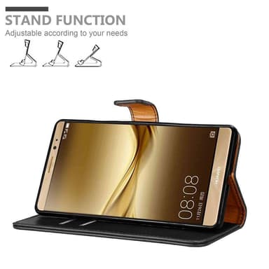 Huawei MATE 8 lommebokdeksel etui (svart)
