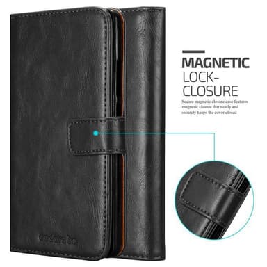 Huawei MATE 8 lommebokdeksel etui (svart)