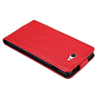 Sony Xperia M2 / M2 AQUA deksel flip cover (rød)