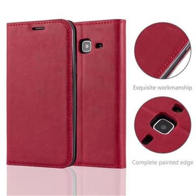 Samsung Galaxy J3 2016 lommebokdeksel case (rød)
