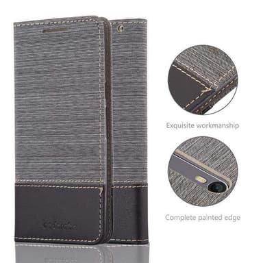 Motorola MOTO X STYLE lommebokdeksel etui (grå)