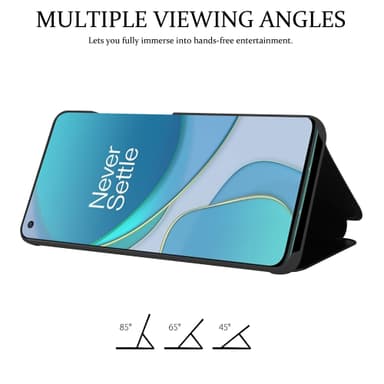 OnePlus 8T lommebokdeksel etui (svart)