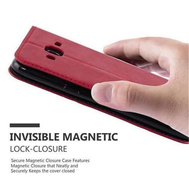 Samsung Galaxy J3 2016 lommebokdeksel case (rød)