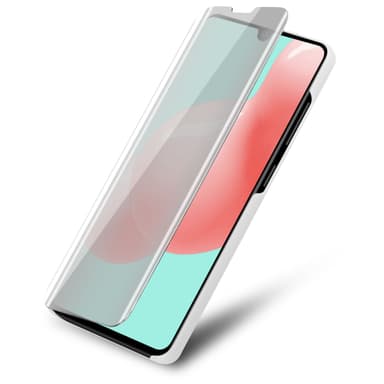 Samsung Galaxy A41 lommebokdeksel etui (sølv)