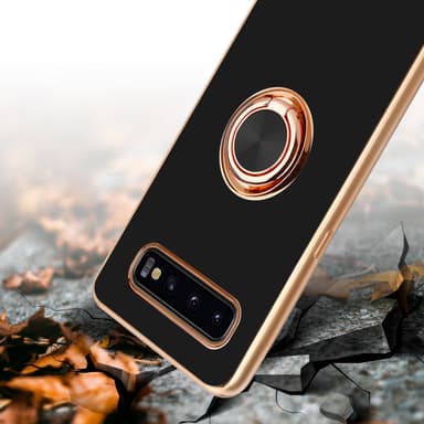Samsung Galaxy S10 PLUS silikondeksel case (svart)