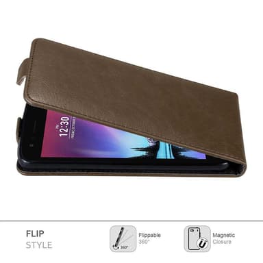 LG K4 2017 deksel flip cover (brun)