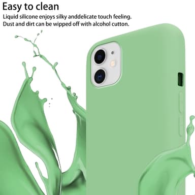 Deksel iPhone 11 med Halskjede (grønn)