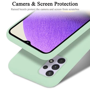 Samsung Galaxy A33 5G silikondeksel case (grønn)