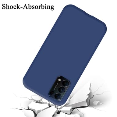 Oppo FIND X3 LITE silikondeksel case (blå)