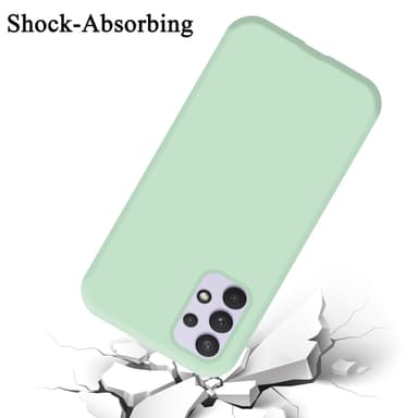 Samsung Galaxy A33 5G silikondeksel case (grønn)