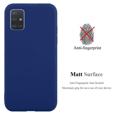 Deksel Samsung Galaxy A72 4G / 5G Silikon cover (blå)